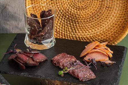 Закуски из вяленного мяса