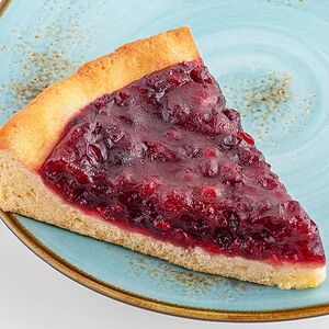 Пирог брусничный