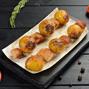 Картофель с салом