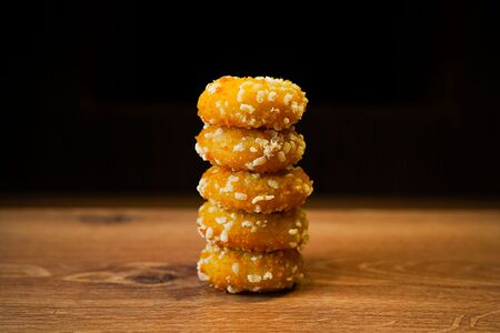 Сырные медальоны с халапеньо 5 штук