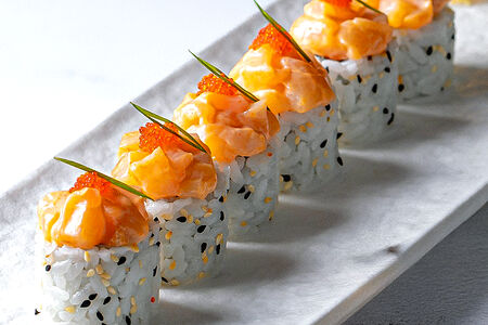 Сахалинский с гребешком и крабом