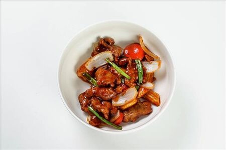 Свинина в кисло-сладком соусе