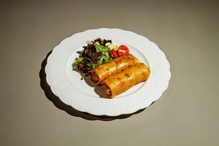 Блинчики с жюльеном из грибов