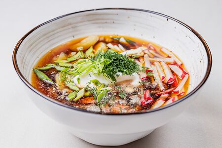 Окрошка мясная на квасе