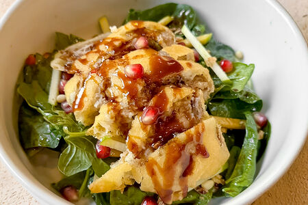 Салат с пекинской уткой