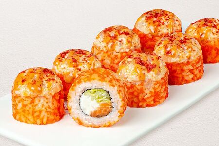 Ролл Пиканто с креветкой и лососем