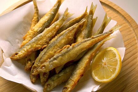 Корюшка жареная