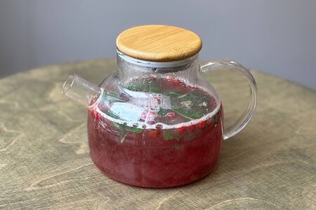 Чай брусника-мята