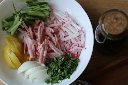 Окрошка на квасе