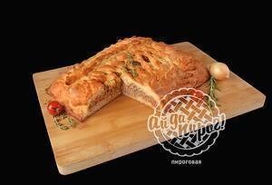 Пирог с куриной печенью мини