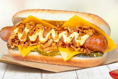 Хот-дог сырный