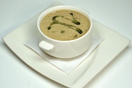 Суп-пюре из белых грибов