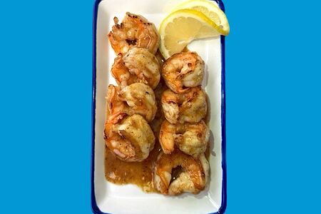 Креветки в сливочно-лимонном соусе