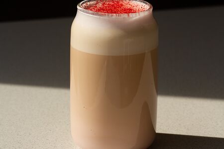 Малиновый латте