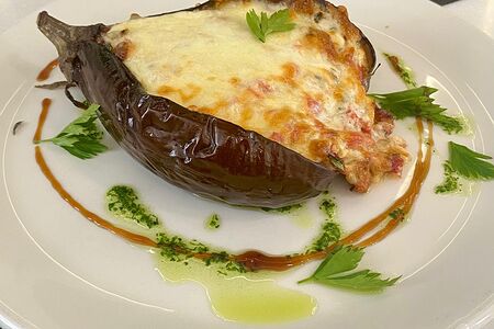 Запечённый баклажан