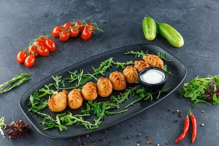 Гюрза жареная с сыром