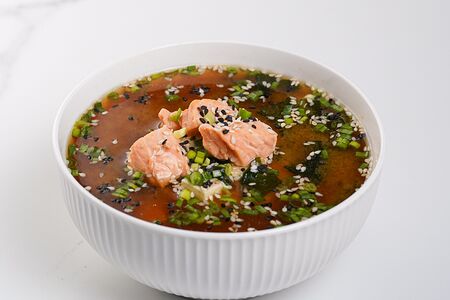 Мисо-суп с лососем