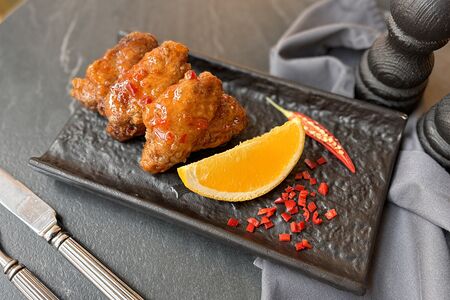 Куриные крылья в сладком чили