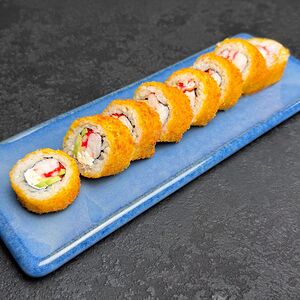 Жареный с креветкой