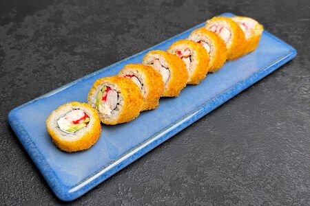 Жареный с креветкой