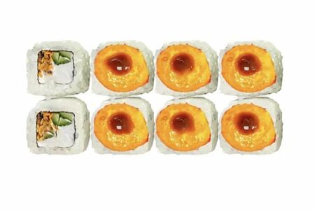 Запеченный с мидиями