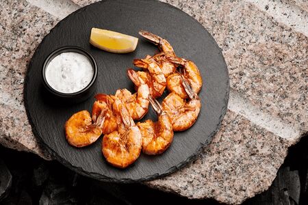 Креветки в маринаде