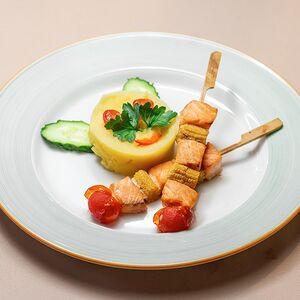 Шашлычок из семги