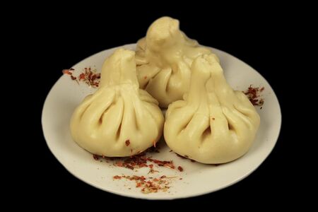 Хинкали с говядиной и свининой