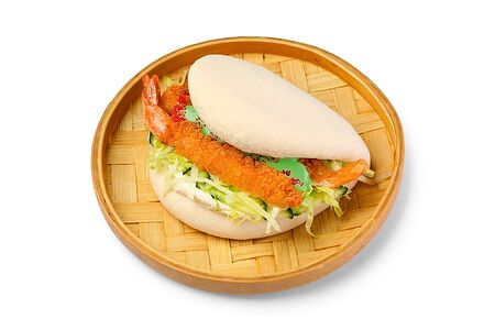 Бань Бао с креветкой и сладким васаби