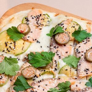 Пицца Лосось-цукини