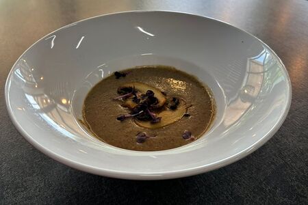 Суп-пюре из белых грибов