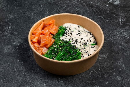 Чука салат с лососем