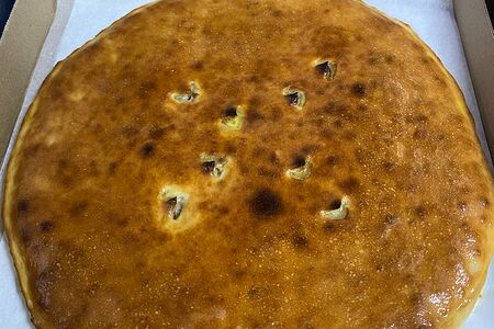 Пирог с фасолью и грецкими орехами