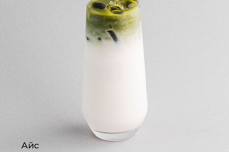 Айс матча-латте 