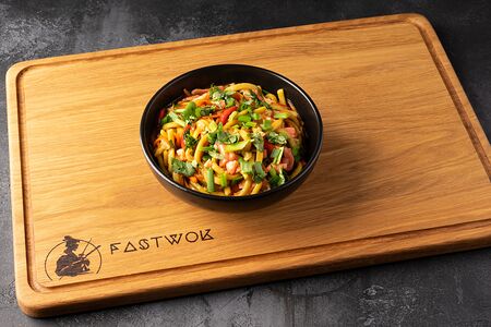 Вок с Лососем в Терияки соусе