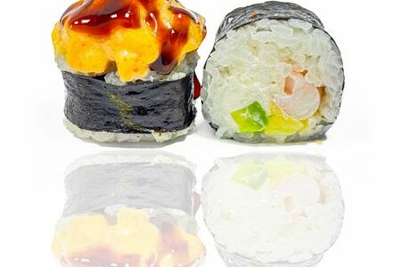 Теплая лава с креветкой