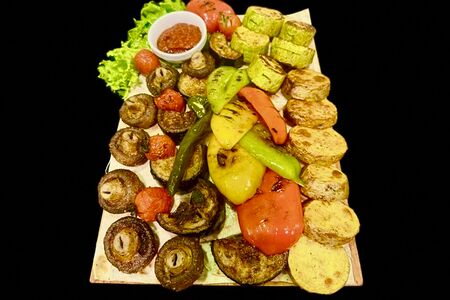 Ассорти из овощей на углях 