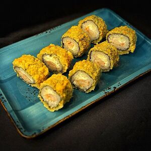 Маки жареный с креветкой