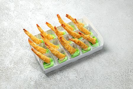 Креветки катаифи кейтеринг бокс