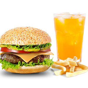 Биф Чиз + Фри + Напиток На Выбор 0,5