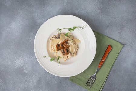 Ризотто с шампиньонами 