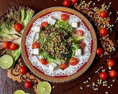 Гермер салат из ростков