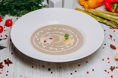 Крем-суп из шампиньонов