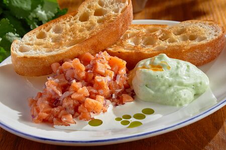 Тартар из морской форели