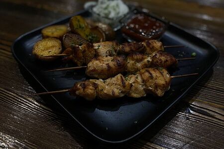 Шашлык свиной на гриле