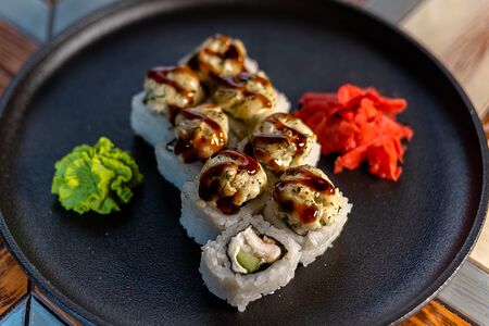 Запеченный с креветкой 