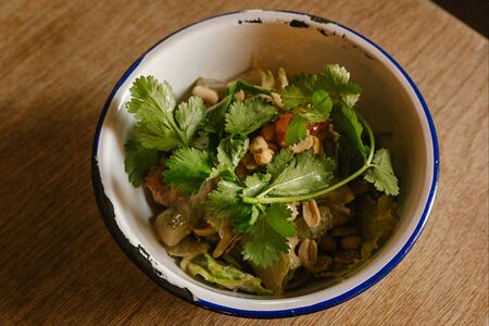 Салат Овощной с перечным айоли