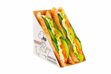 Сэндвич с лососем