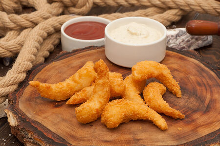 Креветки в панировке