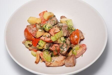 Рататуй со свининой